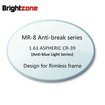 1.61 ASP MR - 8 Anti-mavi ışık bilgisayar radyasyon UV koruma HC Yansıma Önleyici CR-39 reçine gözlük reçete lensler