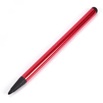 1 ADET 2 İn 1 Kapasitif Rezistif Kalem Dokunmatik Ekran Stylus Kalem Tablet iPad cep telefonu PC Kapasitif Kalem Aracı Parçaları