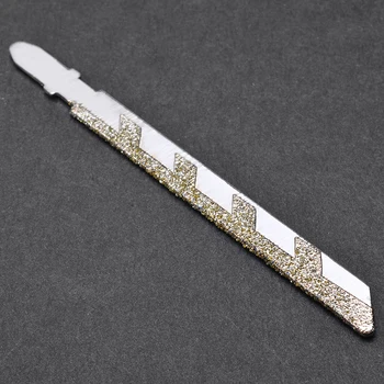 1 Adet T-shank Alaşım Elmas Yapboz Bıçağı Mermer Taş Granit Karo Seramik Kesme Taş İşleme 101x8. 5x2mm