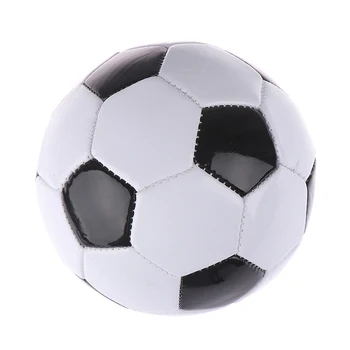 1 adet çocuk futbol topu PVC malzeme boyutu 2 klasik siyah ve beyaz önlemek su eğitim topları