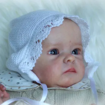 17 İnç Yeniden Doğmuş Bebek Gerçekçi Bebek Boyasız Bitmemiş Bölüm DIY Boş Tik Uyanık Yeni Yıl Hediye LOL Oyuncak Kız İçin