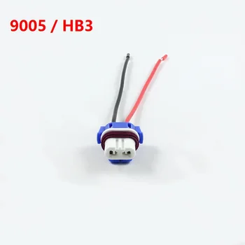 2 ADET H1 H4 H7 H8 H11 9005 HB3 9006 HB4 LED ampul seramik priz adaptörü konnektör uzatma kablosu
