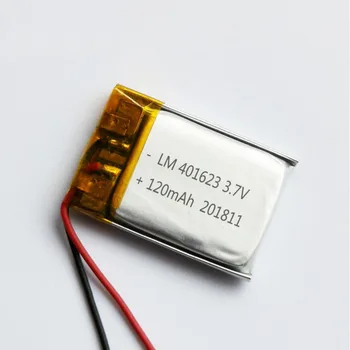 20 adet 3.7 V 120mah 401623 401523 401520 lityum polimer iyon batarya 2.0 mm JST Konektörü