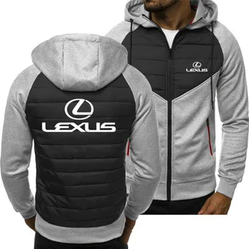 2021 Yeni Erkek Hoodies Lexus araba logosu Bahar sonbahar ceketi Rahat Kazak Uzun Kollu Fermuar Hoody