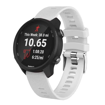 20mm Saat Kayışı kayışı Garmin Öncüsü 245 645 Vivoactive 3 Amazfit GTS Bip U Bip S Spor silikon Akıllı watchband Bilezik