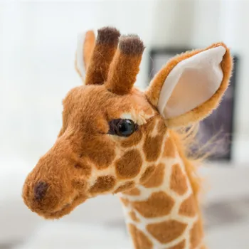 35/120cm Zürafa peluş oyuncaklar Sevimli Doldurulmuş Hayvan Bebek Yumuşak Simülasyon Zürafa Bebek doğum günü hediyesi Çocuk Oyuncak yatak odası dekoru