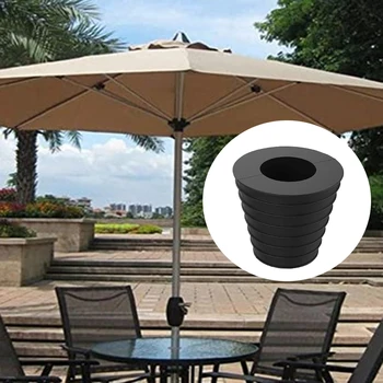 38mm Şemsiye Koni takoz veranda masası Şemsiye Koni Kama Yüzük Fiş teras masası Delik Açma veya Şemsiye Taban Standı