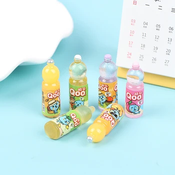 4 Adet Mini Meyve Turuncu içecek şişesi Bebek Oyuncak Oyna Pretend Dekorasyon 1/6 Bebek Aksesuarı Minyatür Bebek Evi Oyuncaklar