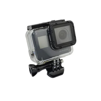 40M Sualtı Su Geçirmez Kılıf için GoPro Hero 5/6/7 Siyah Spor Kamera Dalış koruyucu muhafaza Aksesuarı