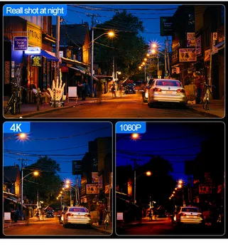 4K Çizgi Kam 12 İnç Akışı Medya Dikiz Aynası 2160P Ultra HD araba dvr'ı Çift Lens Kamera GPS İle Sony IMX 415 Video Kaydedici
