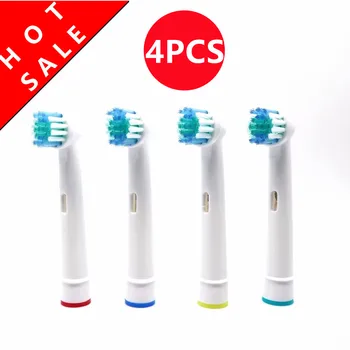 4x Yedek Fırça Başkanları Oral-B Elektrikli Diş Fırçası Fit Advance Güç/Pro Sağlık/Triumph / 3D Excel / Canlılık Hassas Temizlik