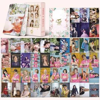 54 adet/kutu Kpop İKİ KEZ Lomo Kartları Albümü Fotocard Hayranları Koleksiyonu Idol Hediye İKİ KEZ Yüksek Kaliteli Kartpostal HD Baskı Kartları
