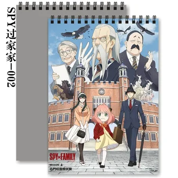 Anime Eskiz Defteri CASUS×AİLE Japon Kırtasiye Öğrencileri Sanat Kitabı Grafiti Kitapları Çizim Anya Forger Loid Yor Okul Malzemeleri