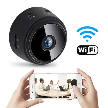 Aoskrama A9 Mini Wifi Video Kamera 1080P HD Gece Sürüm 360° Güvenlik Kablosuz Kapalı Açık Mini Ses Kameralar