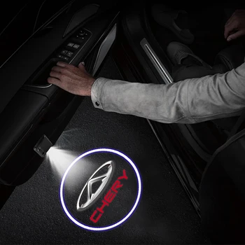 Araba kapı dekorasyon LED karşılama ışıkları lazer ışığı Opel Corsa Insignia Astra H K Corsa D Vectra C Meriva Zafira aksesuarları