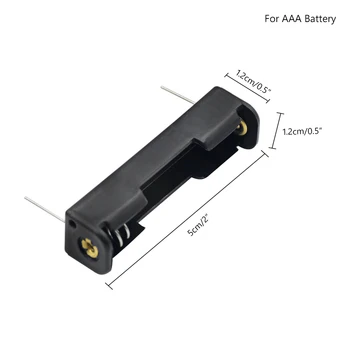 Arduino Güç Çözümleri ABS Pil Tutucu AA / AAA saklama kutusu Sert Pin İle 1 Adet AA LR6 HR6 AAA HR03 LR03 Pil