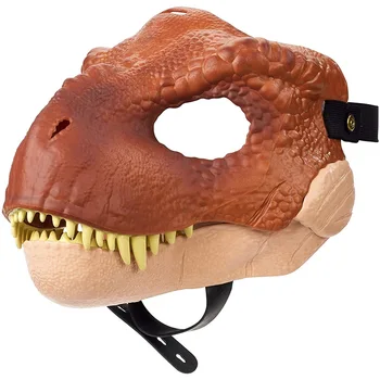 Cadılar bayramı Ejderha Dinozor Maskesi Açık Ağız Lateks Korku Dinozor Şapka Dino Maskesi Parti Cadılar Bayramı Cosplay Sahne Adam Kadınlar için
