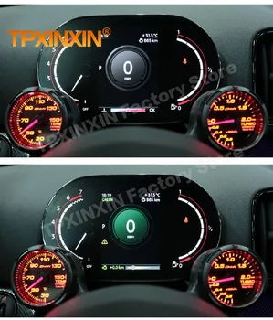 Dijital LCD Pano Paneli Sanal gösterge paneli Android BMW MINI İçin F54 F55 F56 F57 GPS Dokunmatik Ekran Merkezi Hız Göstergesi