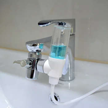 Diş duşu Musluk Oral Irrigator Su Diş Pensesinde Diş Fırçası Sulama SPA Diş Temizleme Anahtarı Jet Aile Su İpi
