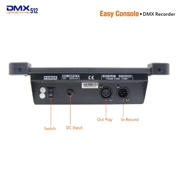 DMX Kaydedici Kolay Konsol DMX512 Denetleyici