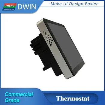 DWIN 4.1 inç Wifi Termostat LCD Dokunmatik Panel Akıllı Ev için, Duvara Monte 720 * 720 Çözünürlük, RS485 Seri