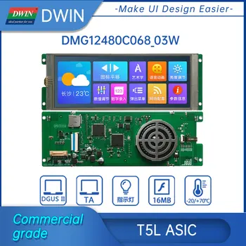 DWIN 6.8 İnç IPS TFT LCD Modülü UART Akıllı Ekran Dokunmatik Ekran HMI Akıllı Ev