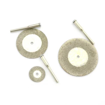 Elmas kesim disk dremel aksesuarları mini matkap ucu seti testere bıçağı elmas taşlama tekerleği döner aracı tekerlek dairesel testere
