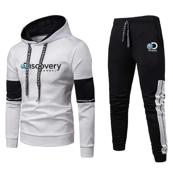 Erkek Kazak Seti Hoodies + Sweatpants Eşofman 2 Parça Set Kıyafetler Jogger Lüks Marka Spor Takım Elbise Erkek Kazak Kış Giysileri