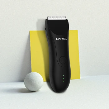 Erkekler için vücut düzeltici elektrikli tıraş Makinesi Damat LED göstergesi ile erkek saç düzeltici ıslak ve kuru tıraş için
