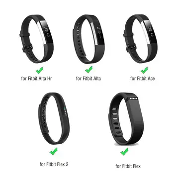 Fitbit Alta HR için/Alta Uzatın Band Bilezik Fitbit Ace/Flex / Flex 2 Uzatın Orijinal Bileklik Uzunluğu veya bileğe kadar bot