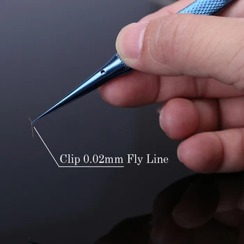 Hassas Titanyum Alaşımlı Cımbız Pinzas Pinzette Klip 0.02 mm Bağlantı Tel Atlama Hattı Elektronik Cımbız iPhone Tamir Araçları için
