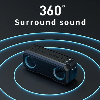 Kablosuz Bluetooth hoparlör şarj edilebilir toptan Deluxe Mini ses benzersiz radyo moda su geçirmez yeni renkli ışık