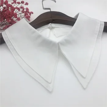 Kadın Beyaz Büyük Yaka Sahte Yaka Bluz Resmi Elbise Yanlış Yaka Ayrılabilir Gömlek Yaka Bluz Üst giysi Aksesuarları