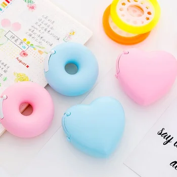 Kirpik Uzatma Şeker Renk Maskeleme Bandı Kesici Tasarım Aşk Kalp Çörek Şekli Bant Tutucu Aşılama Kirpik Plastik Bantlar