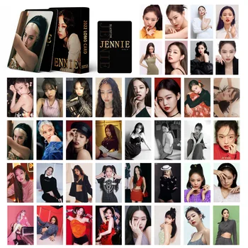 Kpop JISOO Lısa Fotoğraf Kartları Gül JENNIE lomo kartları Koreli Kızlar Idol Fotoğraf Kartları