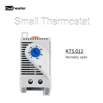 Küçük Cihaz KTS 011/012CE Mekanik Bimetal Termostat anahtarlama kabini sıcaklık kontrol cihazı Soğutma için