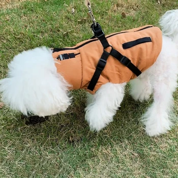 Kış Pet Köpek Ceket Pet Köpek Kıyafeti Yelek Su Geçirmez Sıcak Köpek Ceket Koşum Yorkies Chihuahua Küçük Köpekler Evcil Hayvan Giysileri