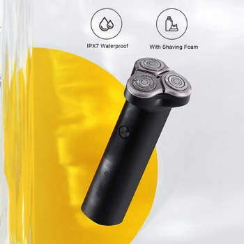 Mijia tıraş makinesi S300 S500 taşınabilir esnek elektrikli jilet 3D kuru ıslak tıraş makinesi Mijia tıraş makinesi sakal düzeltici erkekler için