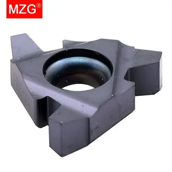 MZG 10 adet 22ER 4.0 TR 5.0 6.0 TR ZM856 CNC Dış Paslanmaz Çelik Diş Takımları Endekslenebilir Karbür Vida Dişi Ekler