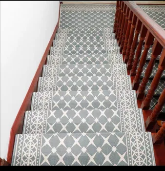 Noslip Merdiven Halı Halı İskandinav Gri Koşucu Halı Koridor Uzun Koridor Halı 120X300cm Oturma Odası Ev giriş kapısı paspası Özel