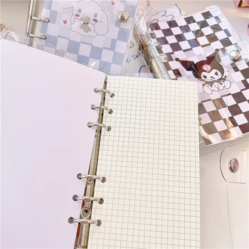 Notebook Kawaii Anime Desen Günlük Haftalık Planlayıcısı Not Kitap Zaman Organizatör Okulu Malzemeleri A6 Spiral Not Defteri Dama Tahtası İns