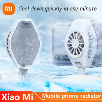 Orijinal Xiaomi Siyah Köpekbalığı taşınabilir cep telefonu buz gibi geri klip fan soğutucu fan kasırga oyun telefonu radyatör fanı soğutma