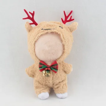 Oyuncak bebek giysileri 20cm Idol Bebek Aksesuarları Peluş Bebek Giyim Noel Kar Kazak doldurulmuş oyuncak Bebek Kıyafet EXO Bebek