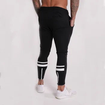 Pamuk Joggers Erkekler 2020 Erkek Casual Sweatpants İpli Slim fit Katı Pantolon Sıska kalem pantolon Spor spor Pantolon Erkekler