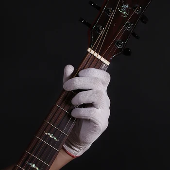 Parmak ucu Anti-ağrı Gitar Eldiven Bas Uygulama Parmak Eldiven Müzisyenler için Yaylı Çalgılar Aksesuarları