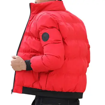 Popüler Erkek Ceket Tüm Maç Artı Boyutu Ceket Ceket Coldproof Cepler Ceket