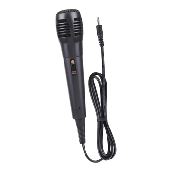 Profesyonel Kablolu Dinamik Mikrofon Vokal Mikrofon Karaoke Kayıt için 3.5 mm jak kablosu