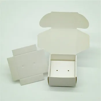 Renkli Kraft Kağıt Ambalaj Kağıdı Setleri Kutusu Mücevher Kutuları İçin Uygun Küpe / Kolye / kolye Aksesuarları 24 Setleri