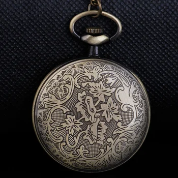 Romen Rakamı Dial Kuvars cep saati Kolye Klasik Retro Tarzı Tatil hediyelik saat Kolye Antika Kuvars cep saati