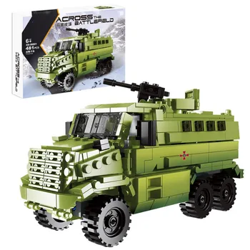 Rusya modern askeri Zırhlı Taşıma kamyonu batisbricks yapı taşı ww2 araç modeli tuğla oyuncaklar boys için hediyeler